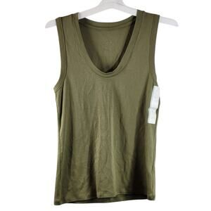 A New Day Women's Muscle Shirt, Olive Green, Size L, NWT